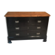 Black chest of drawers