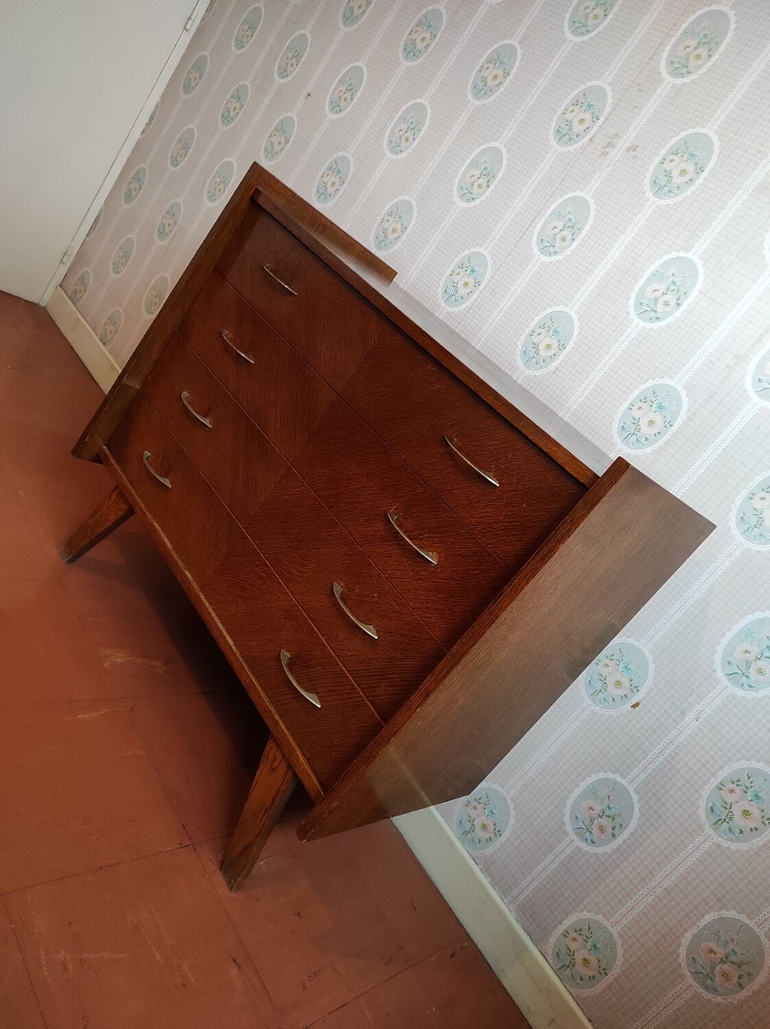 Scandinavian style chest of drawers 4 drawers 1960
