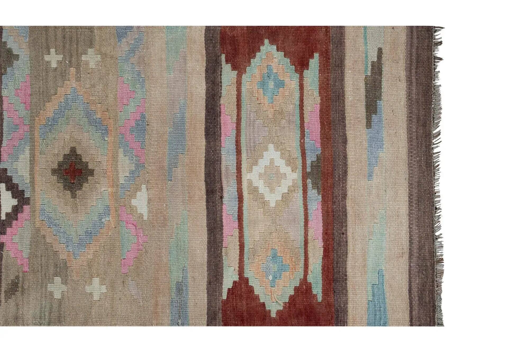Vintage Turkish hallway rug 70x682 cm