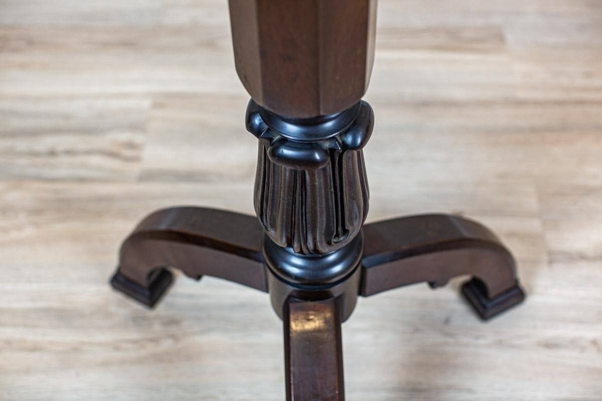 Solid Oak Pedestal, 1930s