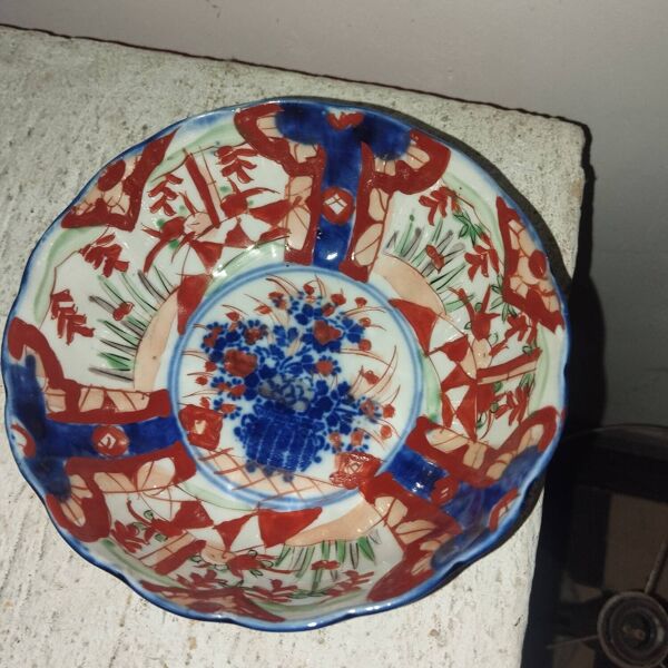 Paire de bols coupes porcelaine Imari