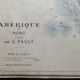 Old saussine geographical atlas in the form of a set of cubes around 1900