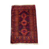 Antique hand-knotted carpet 124x84cm