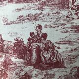 Jouy's canvas pattern cushion