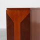 Unique Art Deco cabinet with veneer wood inlay, France 1920s