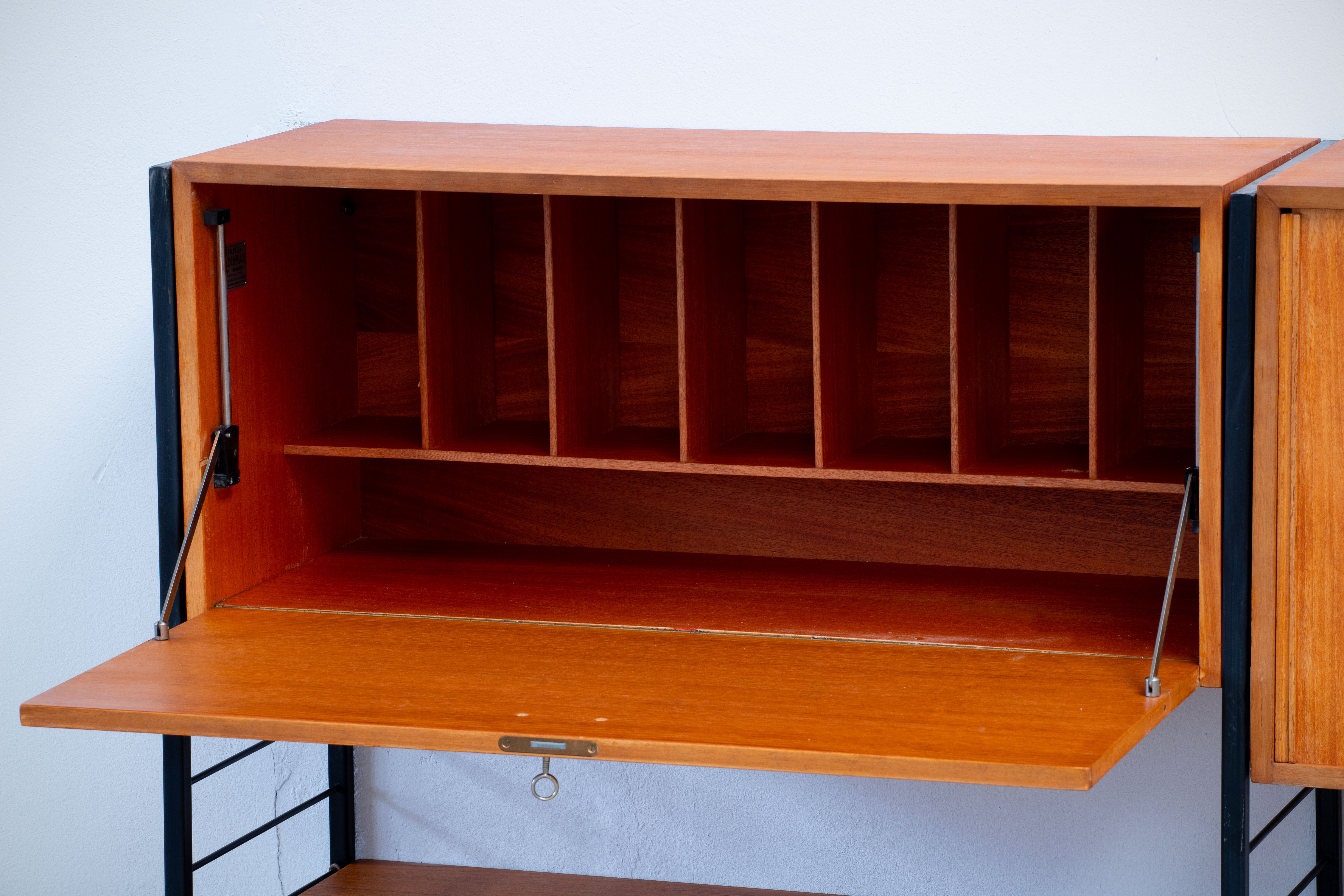 Library / Scandinavian Wall unit in teak 1960