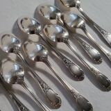 12 Small Silver Metal Spoons SOH