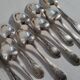 12 Small Silver Metal Spoons SOH