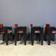Fauteuils postmodernes par Arnold Merckx pour Arco - ensemble de 4 - années 1980