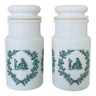 Set of 2 apothecary jars