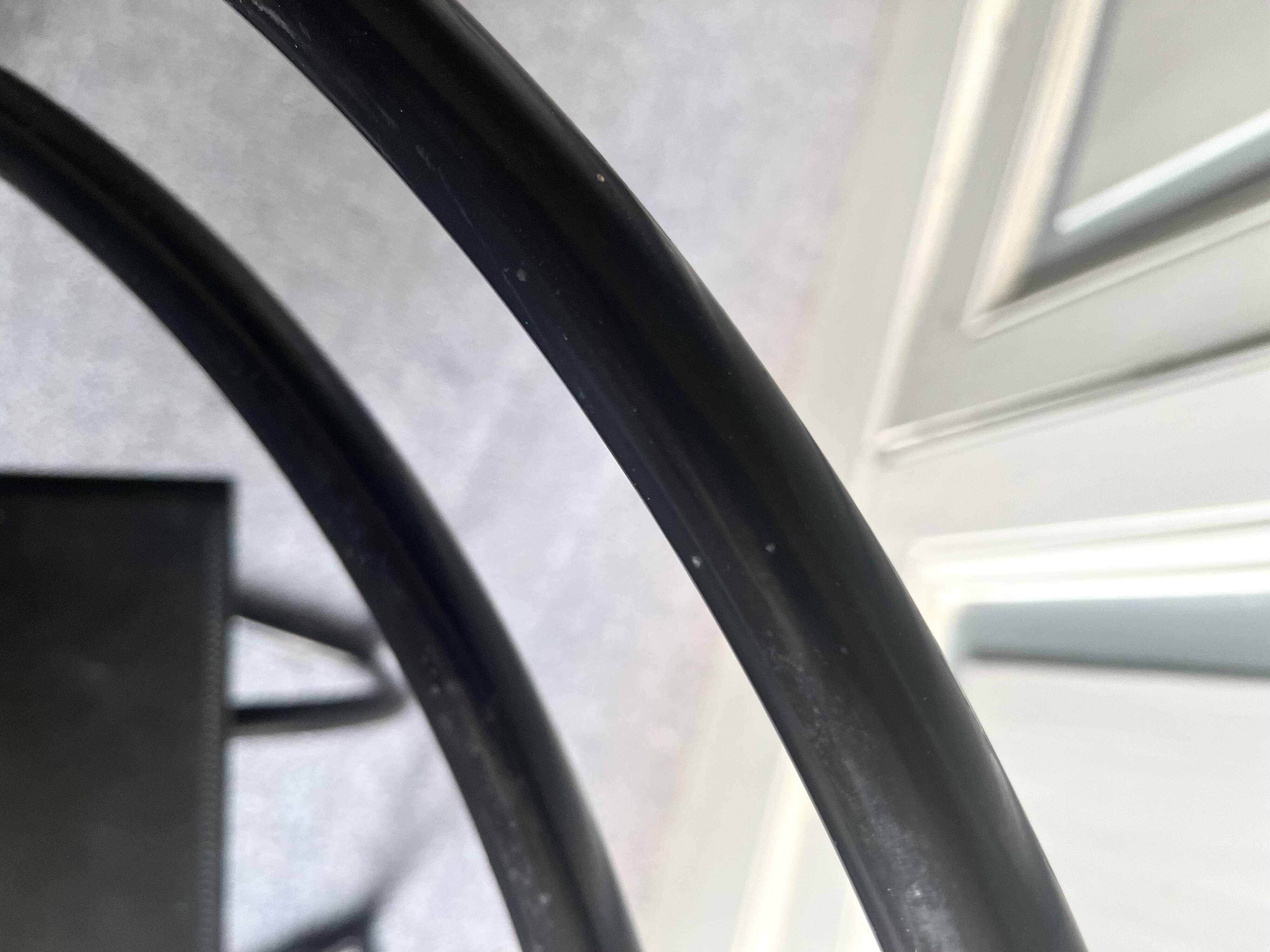 Set of 4 Latonda chairs by Mario Botta for Alias 1986, rare version with leather seat