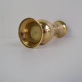 Vintage brass vase, India, 1960's.