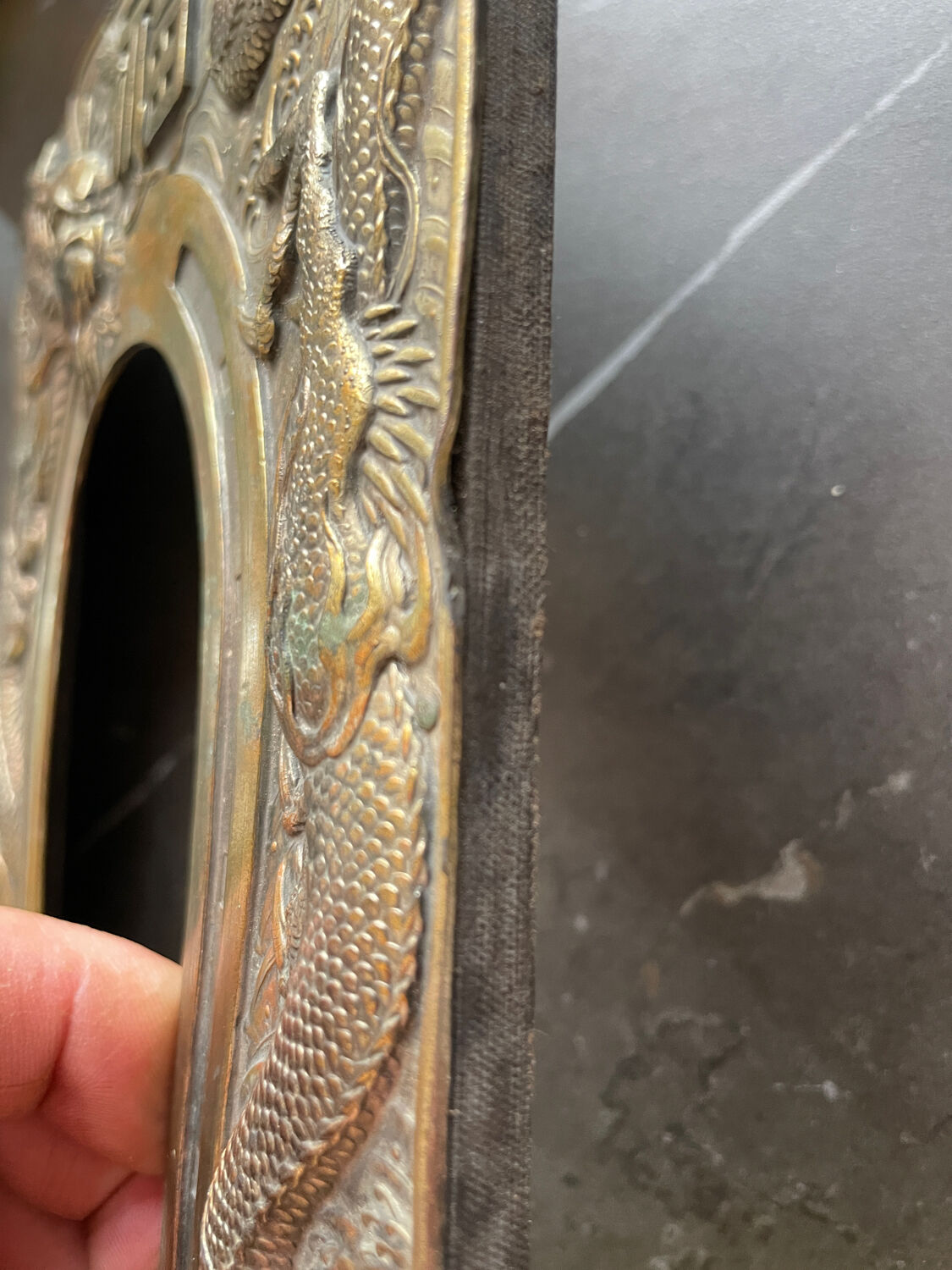 Cadre porte photo chinois art deco vers 1920