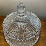 Large glass sugar bonbonnière