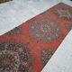 Vintage Turkish hallway rug 102x403 cm