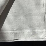JM marked linen sheet