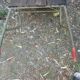 Former wooden and metal wheelbarrow