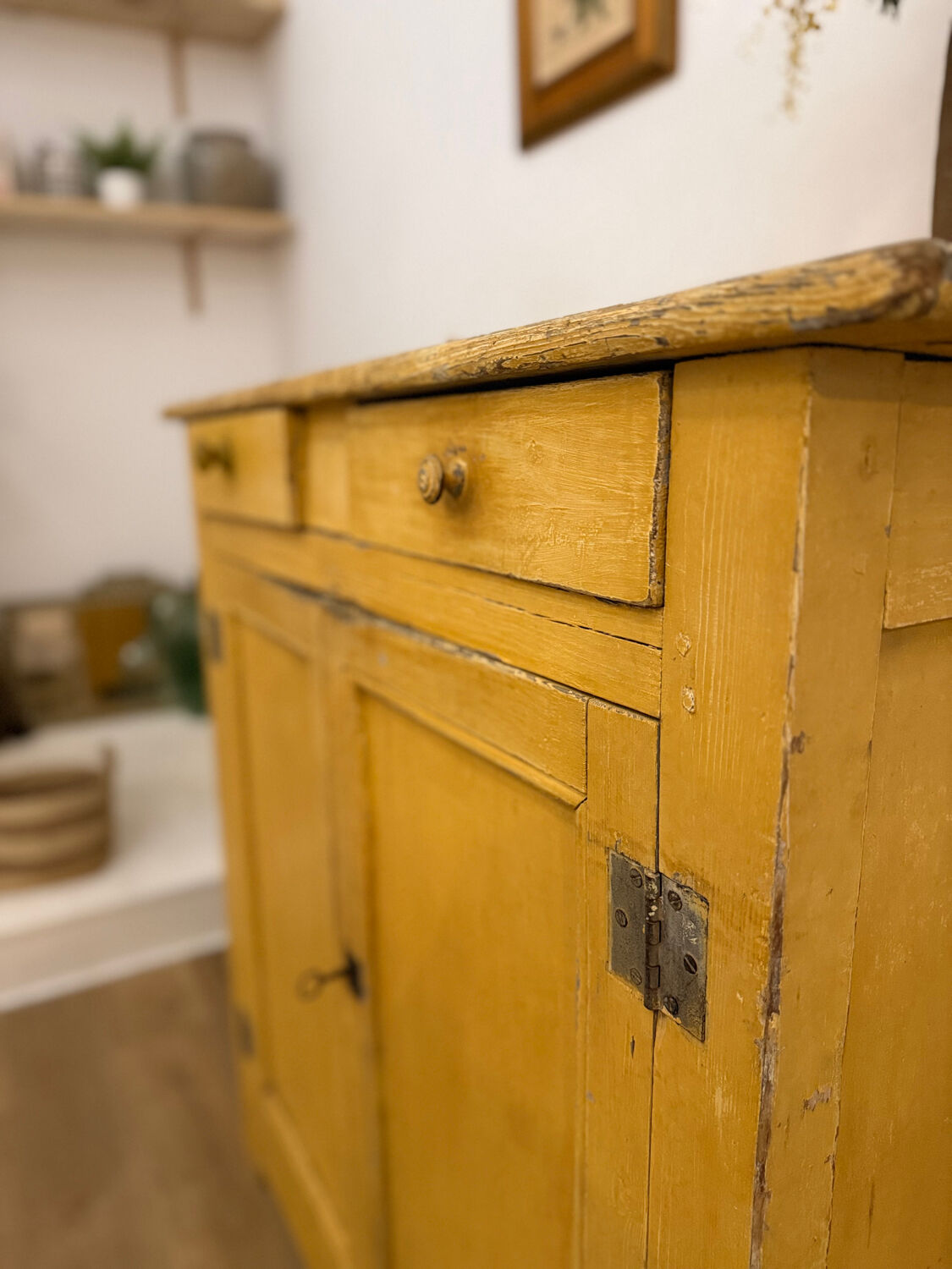 Antique country buffet