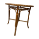 Rattan table for 4 people 70s