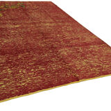 Red wool carpet 1980, 234 cm x 330 cm