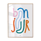 Wall poster with the word Hello 30cmx40cm