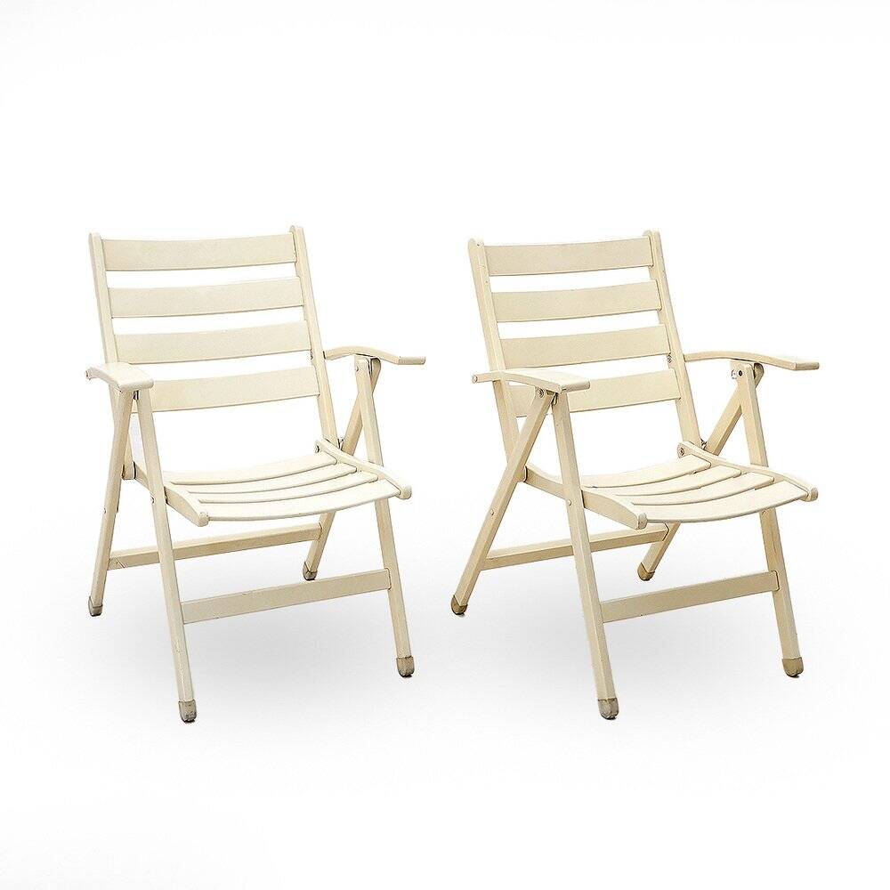 Set of outdoor folding chairs, 1960s
