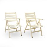 Set of outdoor folding chairs, 1960s