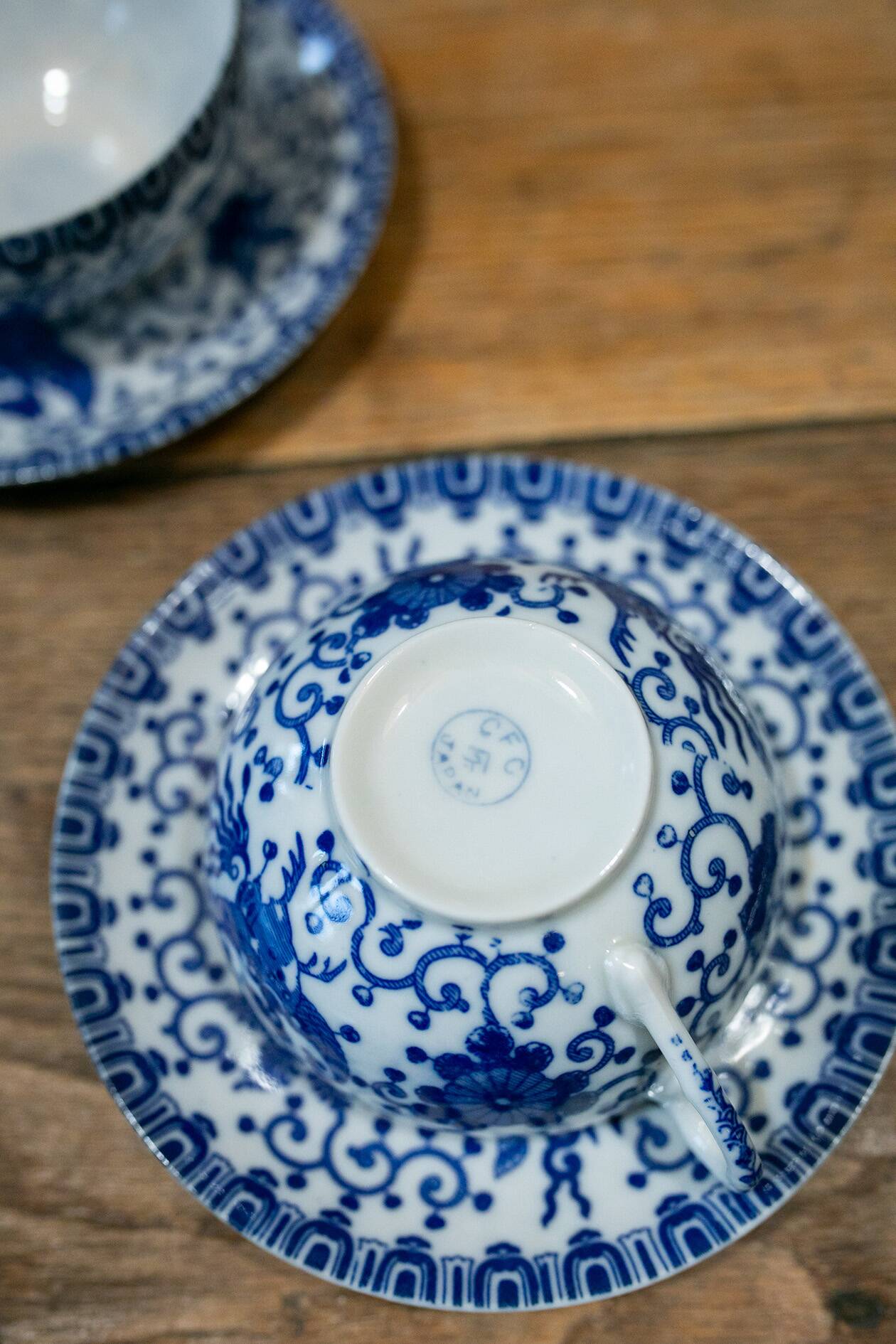 Le lot de 6 tasses japonaises