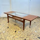 Coffee table Gplan teak & glass