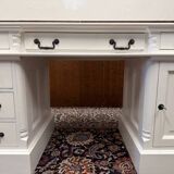 Classic English White Chesterfield Desk