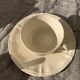 Digoin sarreguemines earthenware tea set consisting of 15 pieces antique cream