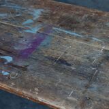 Rustic Primitive Farmhouse Dining Table, France, 19th Century