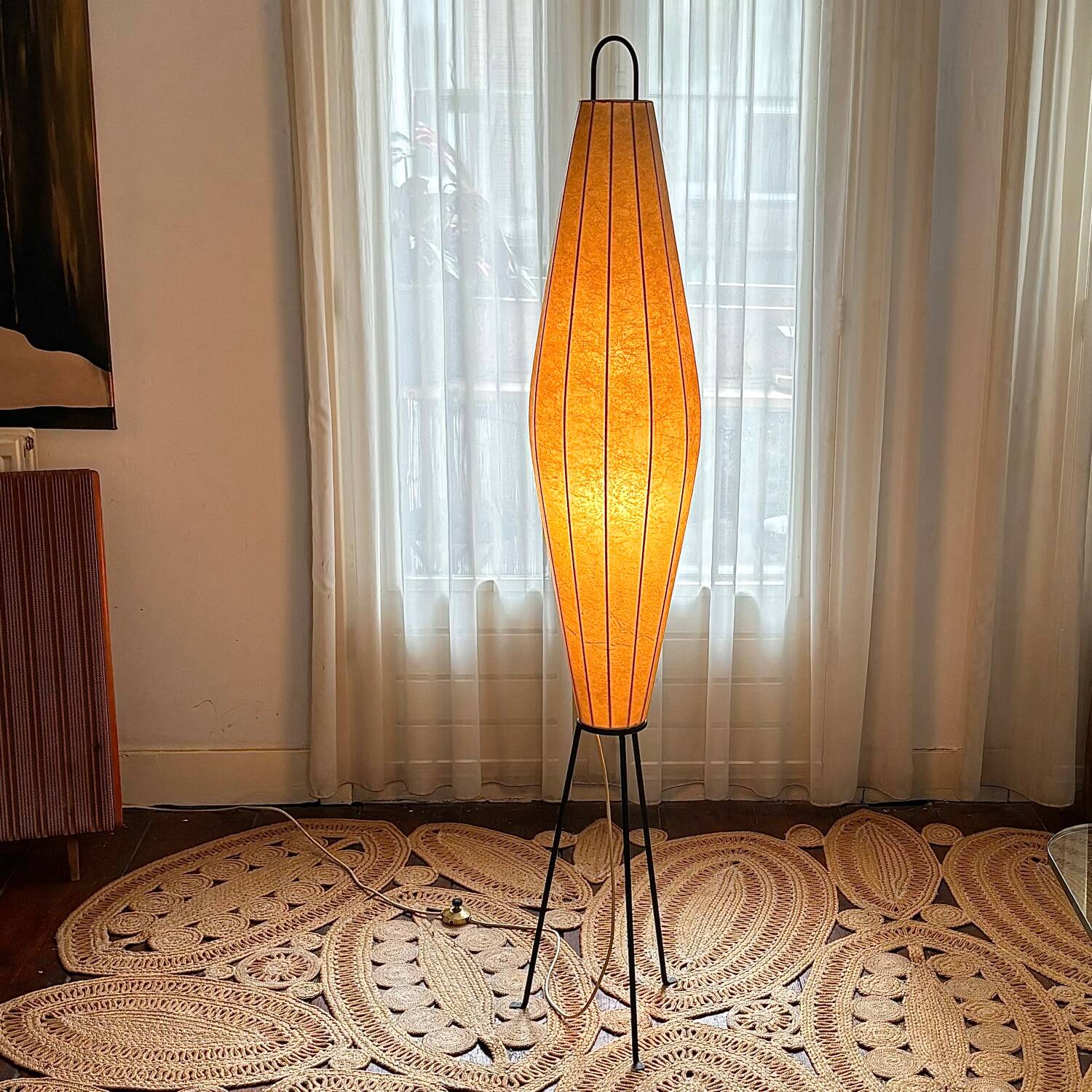 Cocoon Rocket Tripod Floor Lamp by H. Klingele for Artimeta