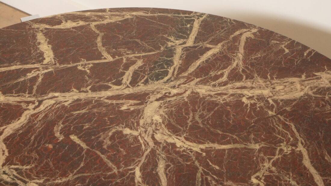 Vintage coffee table | Marble | Chrome