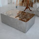 Sculptural Mirror-Polished Stainless Steel Coffee Table by Veliento