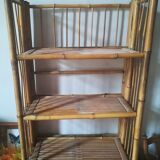 Bamboo folding shelf