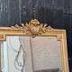 Louis XVI Style Mirror In Stuccoed And Gilded Wood Circa 1880