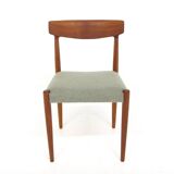 Set of 4 table chairs, Knud Faerch, Slagelse Møbelfabrik, Denmark, 196