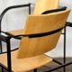 Série de 4 chaises minimaliste 1980 design italy