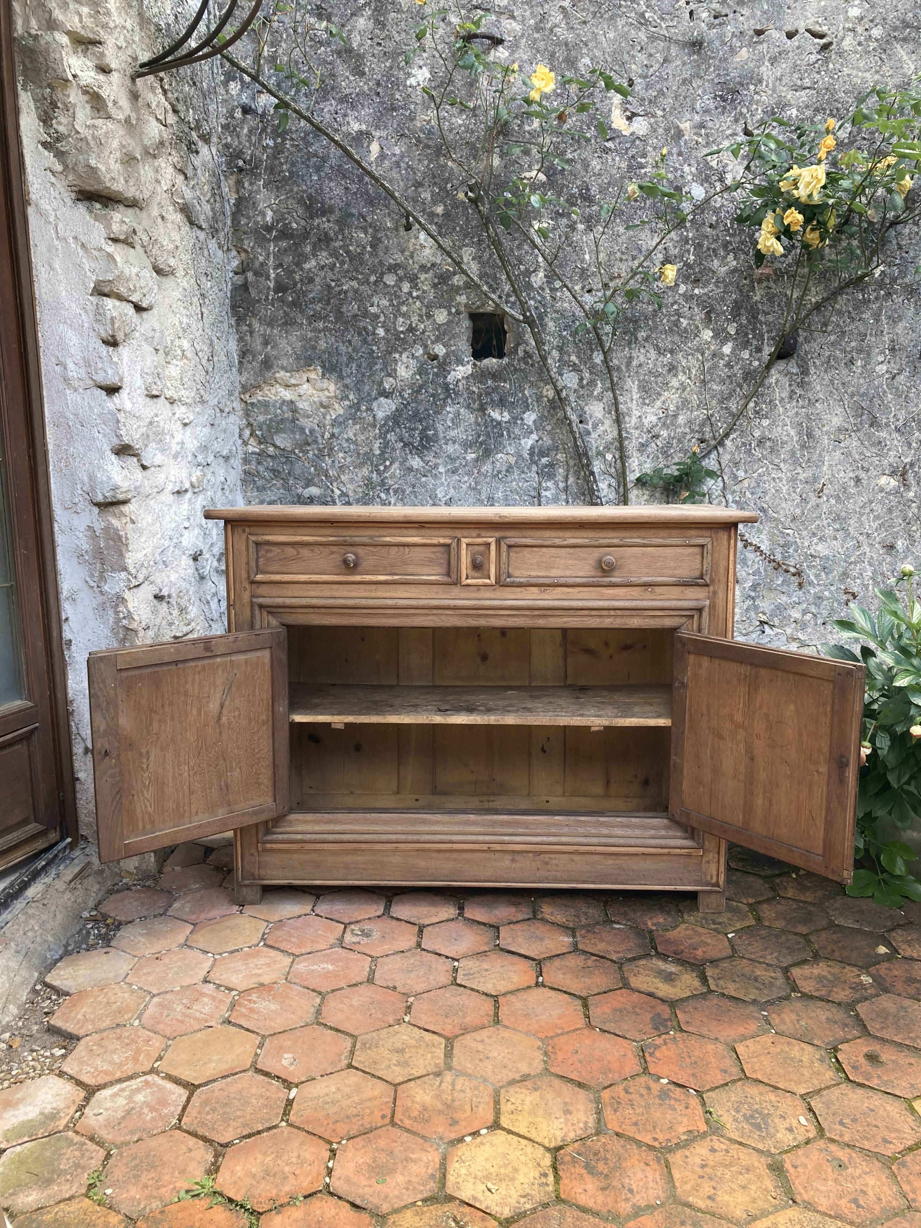 Antique solid wood sideboard