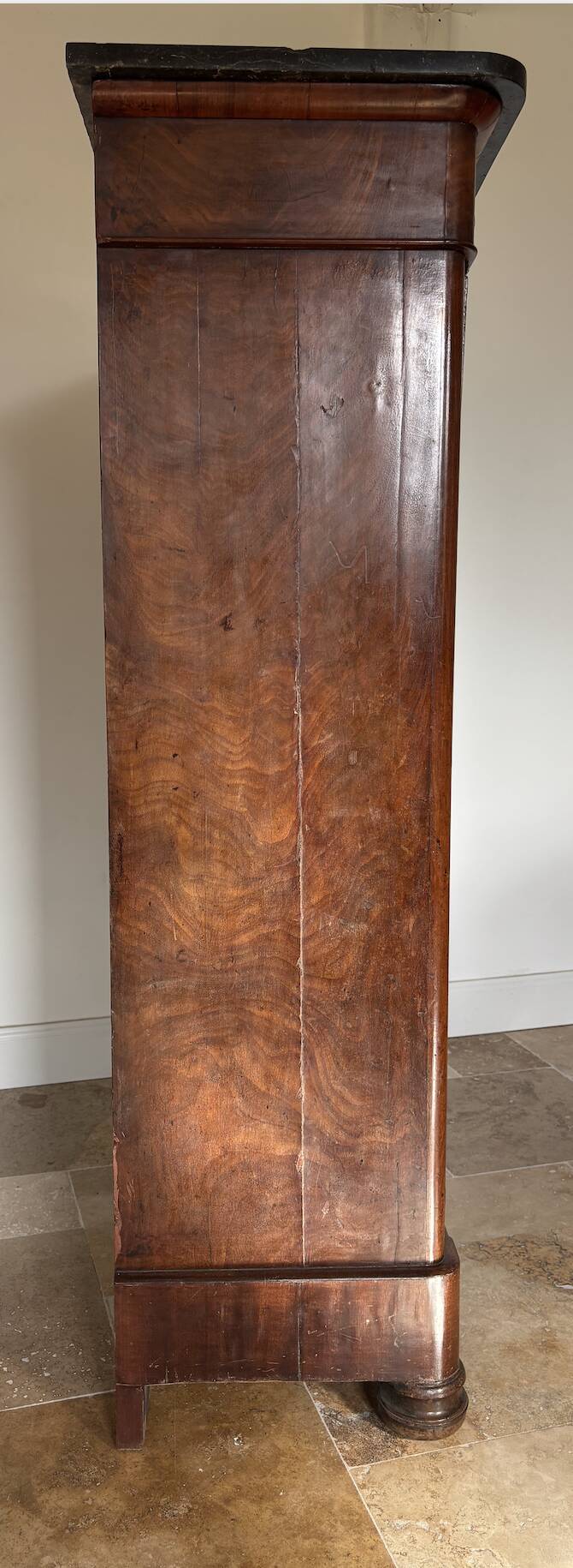Flamed Mahogany Secretary - Louis-Philippe Period