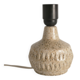 Mid-Century Modern Brown Speckled Stoneware Table Lamp by EGO, Sweden 1960s