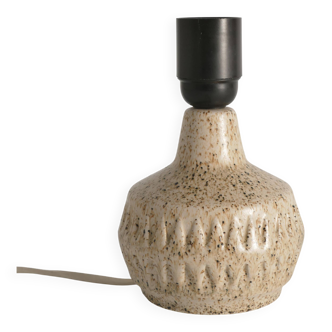 Mid-Century Modern Brown Speckled Stoneware Table Lamp by EGO, Sweden 1960s