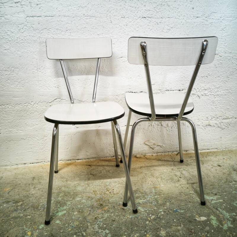 Formica chair duo