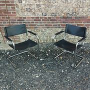 Belle paire de chaises anciennes style marcel breuer