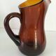 Vintage smoked glass pitcher