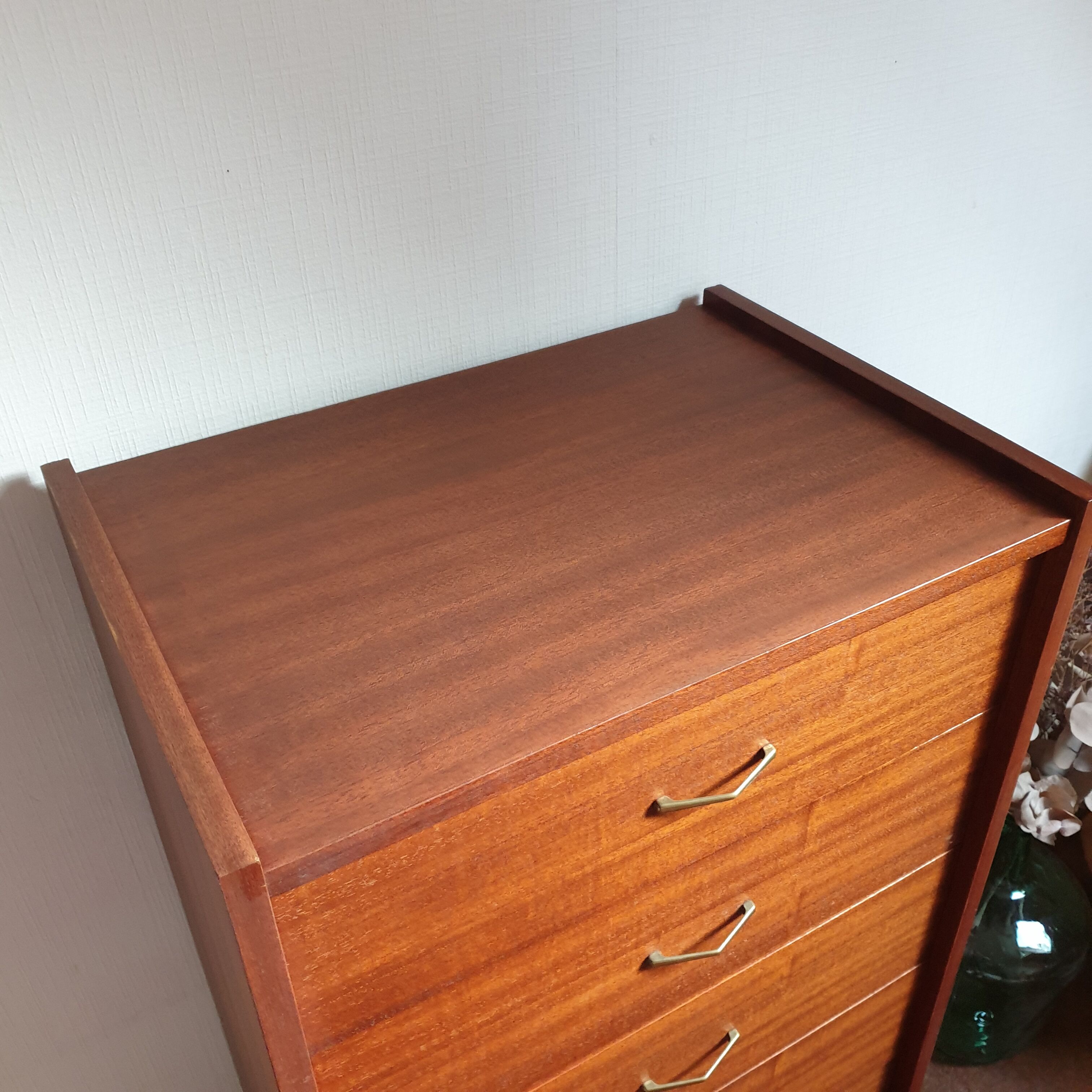 Chiffonier dresser vintage compass feet Scandinavian style