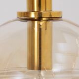 Vintage Set of three Glashutte Limburg hanging lamps, 1960s Germany.