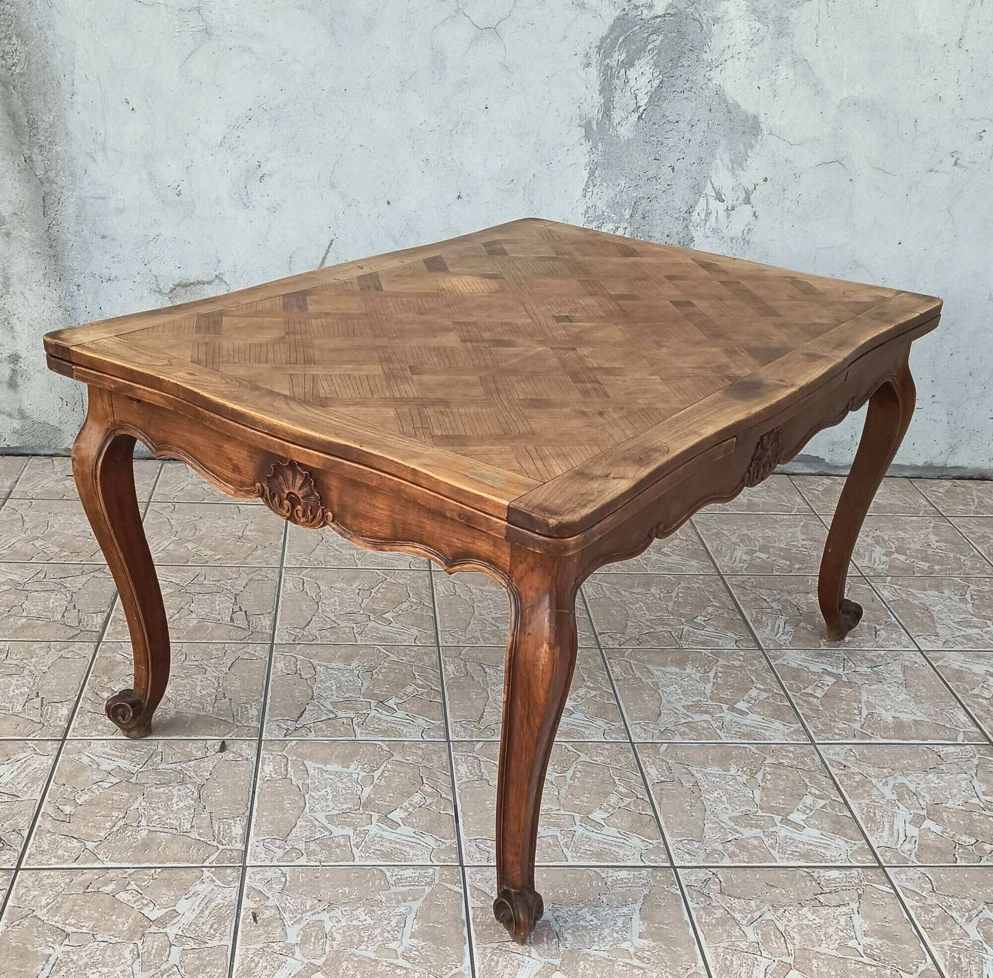 Louis XV style beech table