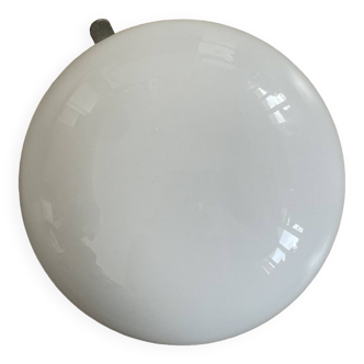 Vintage wall or ceiling light / Opaline globe D20cm